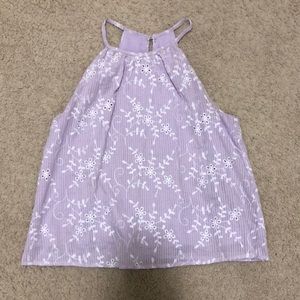 pale purple tank top